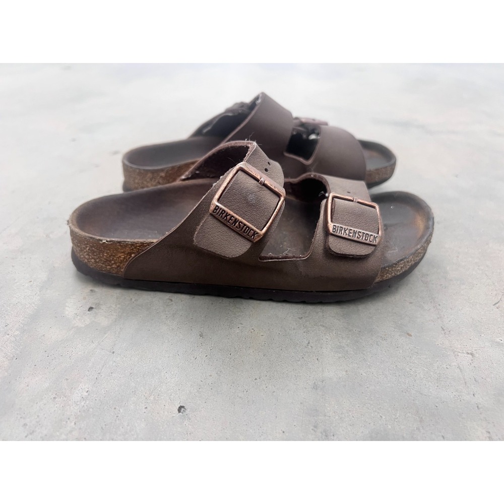 Birkenstock Arizona Sandals Brown Birko-Flor Slide See Measurements